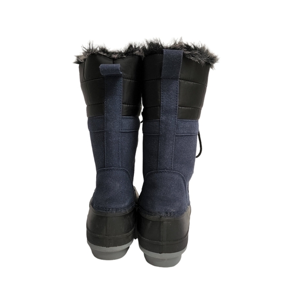 MISHANSHA FUR LINED MID CALF WATERPROOF INSULATED BOOTS - Picture 5 of 11